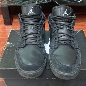 Jordan Men's Black High-Top Sneakers